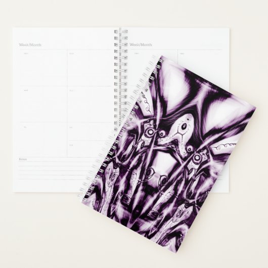 Paars plukken planner (Display)