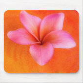 Paars Plumeria Tropical Frangipani Flower Oranje Muismat (Voorkant)