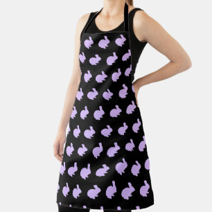 Paars Polka Dot Bunny Rabbit Schort