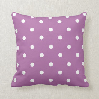 Paars Polka Dot Home Decor Sierkussen
