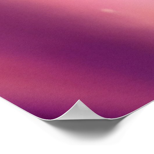 Paars Pony Poster (Hoek)