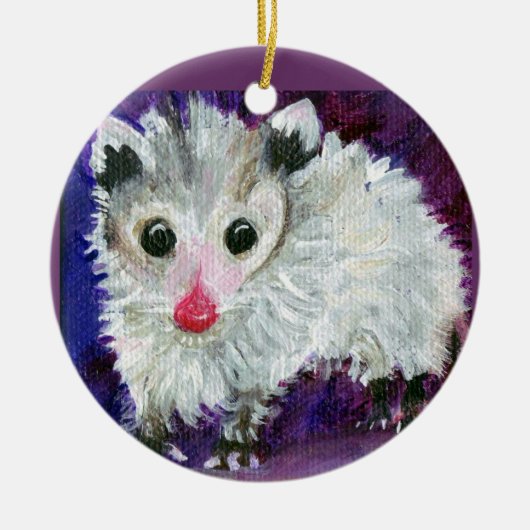 Paars Possum Ornament (Voorkant)