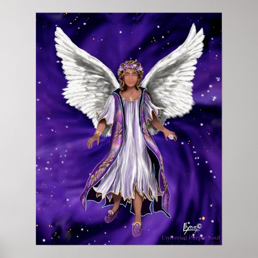 Paars Poster (Voorkant)