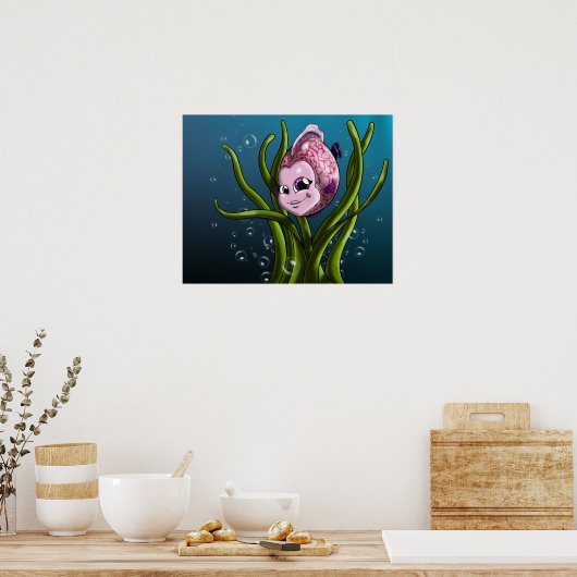 Paars Poster (Keuken)