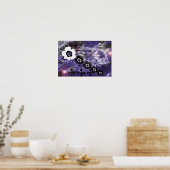 paars poster (Keuken)