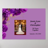 Paars Poster Jubileum (Voorkant)