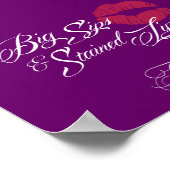 Paars Poster op vrijdag (Hoek)