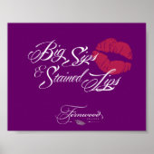 Paars Poster op vrijdag (Voorkant)