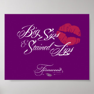 Paars Poster op vrijdag