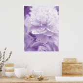 Paars Poster Peony (Keuken)
