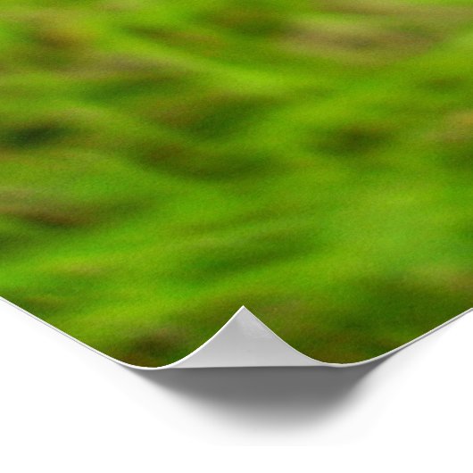 Paars Poster van koperen vlinder (Hoek)