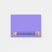 Paars potlood post-it® notes (Voorkant)