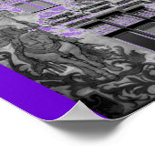 Paars Praag Poster (Hoek)