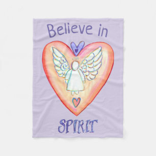 Paars Prayer Angel Blanket Fleece Deken
