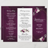 Paars programma voor drivoudig weddenschap bij Roo (Voorkant / Achterkant)