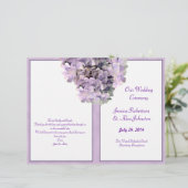 Paars programma voor Sjabloon van Hydrangea (Staand voorkant)