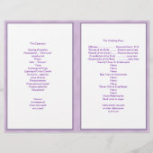 Paars programma voor Sjabloon van Hydrangea (Achterkant)