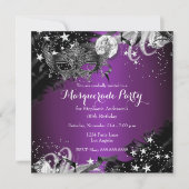 Paars pruimeltje Magische nachtmerrie Kaart (Voorkant)