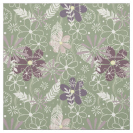 paars  pruimen lila veren bloemen patroon stof