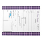 Paars Pset 5 en 1 Notitieblok (Voorkant)