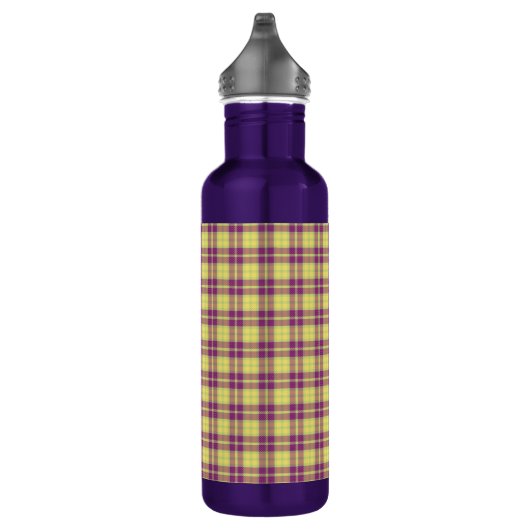 Paars Pset Patroon  Waterfles (Rechts)