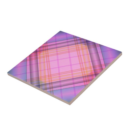 Paars Pset Tile Tegeltje (Zijkant)