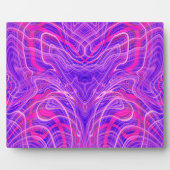 Paars psychedelisch patroon fotoplaat (Voorkant)