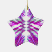Paars psychedelisch patroon keramisch ornament (Rechts)