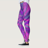 Paars psychedelisch patroon leggings (Links)