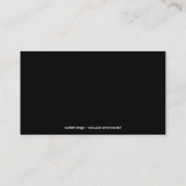 Paars Punk Visitekaartje (Achterkant)