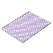 Paars Quatrefoil Notitieboek (Linkerzijde)