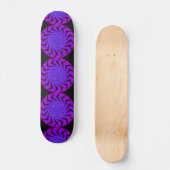 Paars radiaal ontwerp: Skateboard (Voorkant)