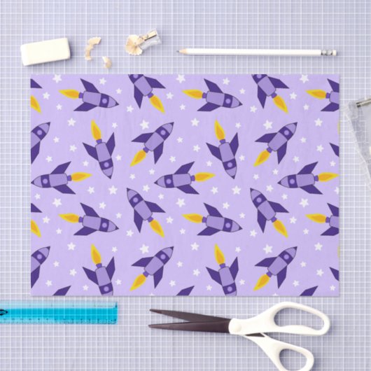 Paars reactorpapier tissuepapier (Craft)