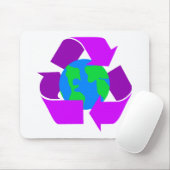 Paars Recyclen Muismat (Met muis)