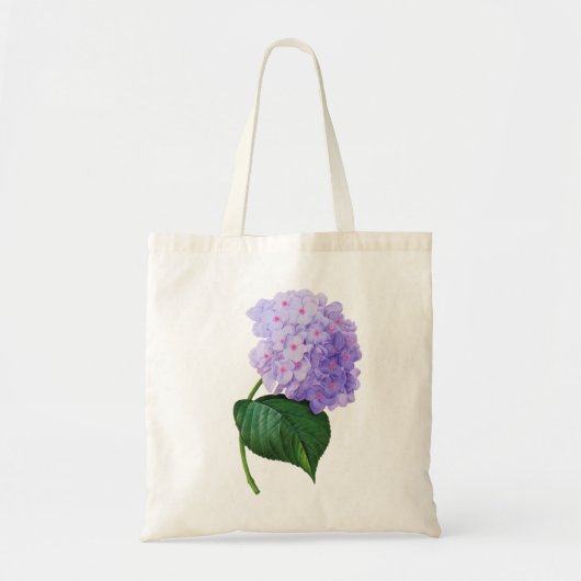 Paars Redoute Hydrangea Budget Tas (Voorkant)
