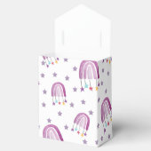 Paars regenboogBaby shower Hartelijk dank Bedankdoosjes (Geopend)