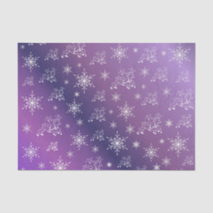paars, rendier, ster, sterren, sneeuwvlok, kerst tissuepapier