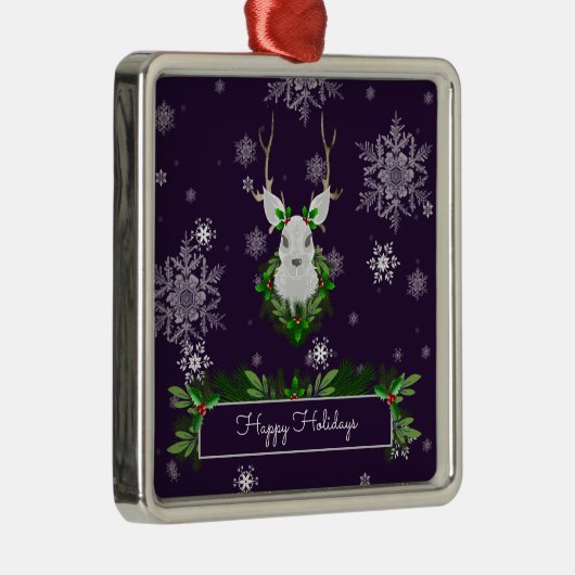 Paars rendierkeramisch Ornament (Rechts)