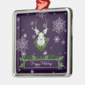 Paars rendierkeramisch Ornament (Links)