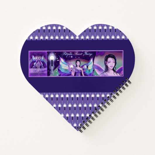 Paars Rijnfee Notitieboek (Achterkant)