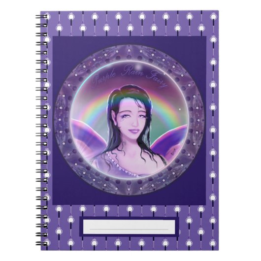 Paars Rijnfee Notitieboek (Voorkant)