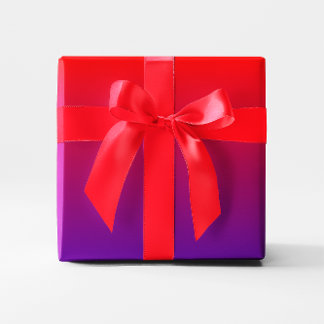 Paars Rode Gradiënt Cadeaupapier