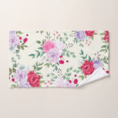 Paars. Rode kruid Bad Handdoek (Handdoek)