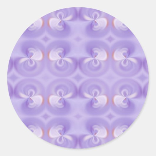 Paars Ronde Sticker (Voorkant)