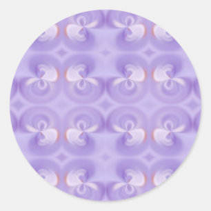 Paars Ronde Sticker