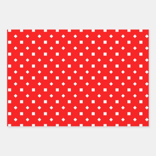 Paars Rood Groen Geometrisch Vormpatroon Inpakpapier Vel (Voorkant 2)