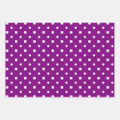 Paars Rood Groen Geometrisch Vormpatroon Inpakpapier Vel (Voorkant)