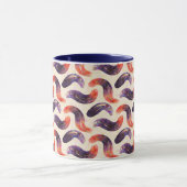 paars, rood, oranje en goud. mok (Midden)