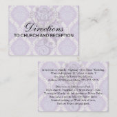 paars roomdamppatroon informatiekaartje (Voorkant / Achterkant)