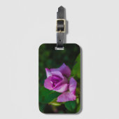 Paars Roos Bagagelabel (Voorkant (verticaal))
